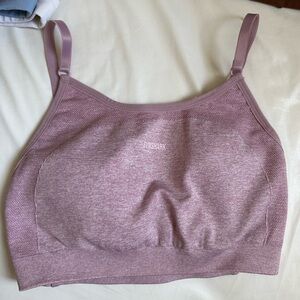 Gymshark Pink Sports Bra Seamless Comfort